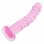 Pink Glass Dildo Anal Plug G Spot Stimulator Dildos For Women Anal Dilator Erotic Adult Sex Toys For Woman Glass Penis Dick
