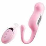 Silicone G spot Vibrator Clitoris Massage Vibrating Egg Wireless Safety Electric Shock Adult Sex Toys For Women Masturbation