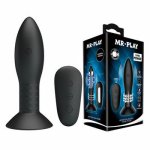 New Remote Control Spin Vibrator Anal Plug Dildo Prostate Massager Anal Dilator Butt Plug Masturbator Anal Sex Toy For Men Women