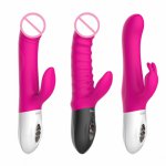 Leten thrusting vibrator heating Electromagnetic Pulse sex toys for woman