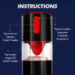 UNIMAT For Man Penis Glans Exerciser Masturbation Cup Penis Enlargement Pump Sex Machine Oral Sex Cup Rotation Heating Vibration