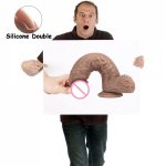 Real Giant Large Sex Dildo Thrusting Suction Cup Long Huge Strapon Realistic Big Silicone Dildo Sex Toys Realistic Super Big Xxl