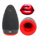 6 Models Vibrator Blowjob Masturbation Cup Heating Oral Sex Cup Erotic Silicone Sex Toys for Men Male Masturbation