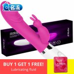 Vibrator Clitoris Strong 7 frequency 6 Speed Rabbit USB Stimulator G-spot Massager Sex Toys For Women Female Masturbator