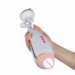 10 speeds Male Aircraft Cup Realistic Vagina Sucking Pussy Vibrating Masturbation Cup Men Masturbator Sex Toys Products For Man