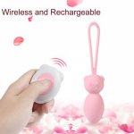 Wireless Remote Control Vagina Vibrator Clitoris Stimulator Remote Sex Toy for Women Masturbator Toys for Masturbator Sex Adults