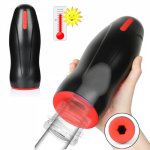 Automatic Vagina Vibrator Masturbation Cup Sex Toys For Men Vagina Pussy Strong Suction Vibration Voice Masturbator Cup Sex Toy