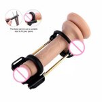 Male Enlargement Penis Extender Enlarger Stretcher Physical Traction Bracket Exercise Device Metal Pump Sex Toys Exercise 2019