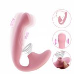 2in1 Clitoral Sucking Vibrator G Spot Stimulator 10 Speeds Dildo Vagina Vibrators Sex Toys for Women Av Stick Female Massager