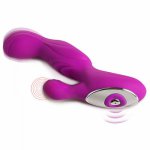 Smart sensors touch double Vibrator, Sound Control 10 frequency Vibrator, USB charging G spot massager, Adult Sex toys for woman