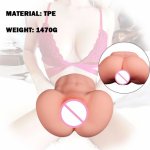 3D Realistic Sex Doll artificial sex torso Male Masturbator Vagina Anal Sex Toys Adult Toy Real Love Dolls for men