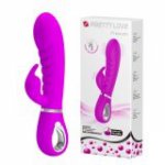 USB charge G Spot Dildo Rabbit Vibrator for Women Dual Vibration Silicone Female Vagina Clitoris Massager Sex Toys For Woman