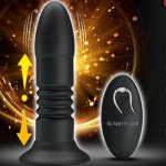 Wireless Remote Control Telescopic Prostate Massage Vibrator Realistic Dildo Anal Plug Vibrating ButtPlug Anal Sex Toys for men