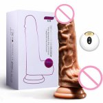 Wireless remote control rotation Dildos For Women Heating Realistic Penis Female Masturbator Dildo Vibrator Sex Toys For Woman