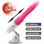Up And Down Movement Sex Machine Female Dildo Vibrator Adult Sex Toys For Woman Hand-Free Automatic Penis With Suction Cup