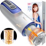 New Automatic Piston Retractable Male Masturbator Sex Moaning Real Vagina Pocket Pussy Machine Blowjob Vibrator Sex Toys For Men