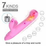 Magic Smart Heating Thrusting Vibration Tongue Sucking Vibrators Clitoris Stirring Sucker Lick Vagina Thruster Sex Toys Wand Egg