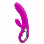 Erotic Silicone Rabbit Vibrator 12 Modes Powerful Clitoris Stimulator Waterproof G Spot Dildo Vibrator Adult Sex Toys for Woman