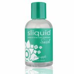 Sliquid, Smakowy środek nawilżający - Sliquid Naturals Swirl Lubricant 125 ml Zielone Jabłko