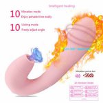 Sex Toys for Women Dildo Vibrator Kit Sexual Double Rotating Heating Sucking Masturbator Nipple Clitoris Sucker Adult Stimulator