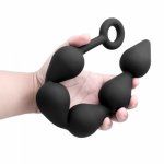 Long Silicone Anal Plug 5 Balls Big Anal Beads Dilatador Anal Expander Butt Plug Prostaat Stimulator Sex Products For Women Men