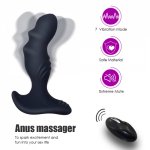 Male Prostate Massager 7 Speed Anal Plug Vibrator Butt Plug Clitoris Stimulator Female Masturbation Dildo Sex Toy for Adult Anal