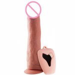 Realistic Remote Control Squirm Dildo Female Masturbator G Spot Stimulation Penis Dildo Middle Vagina Massager With Suction Cup.