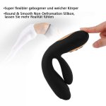 2019 Heating Vibrating Prostate Massager Men Anal Plug Waterproof Powerful Motors Patterns Butt Silicone Sex Toys for Adults A65
