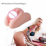 Sex-Doll-Male-Masturbators-Realistic-Pussy-Vagina-Masturbation-Toys-For-Men Penis Massager Vagina Erotic toys Sex shop 6