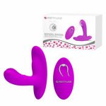 12 Speed Wireless Remote Control Vibrator Strap On Panties Vibrating Dildo G Spot & Clitoral Vibrators Sex Toys For Woman