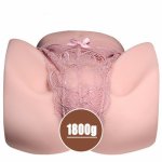 Real Vagina And Anal Mouth Aircraft Cup Realistic Big Ass Anal Sex Dolls Vagina Prostate Silicone Masturbator Sex Toys For Man