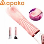 Tongue Vibrator Sex Toys for Woman USB Charging Heating Nipple Sucker Sex Machine G Sport Tight Oral Licking Clitoris Stimulator