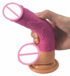 Pink Silicone Dildo With Suction Cup Male Artificial Penis Cock Pussy Plug Massager Sex Product For Women Game Toy Sex Shop