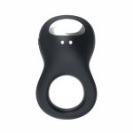 Vibrating Cock Ring 7 Speed Waterproof Penis Ring Vibrator Medical Silicone Rechargeable Powerful Vibration Sex Toy for Man