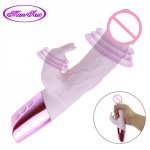 Realist Dildo Rabbit Vibrator Dual Vibration G-Spot Massager Vagina Clitoris Sex Toys for Women Female Masturbator Rechargeable