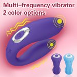 10 Speed Rechargeable Swan U Type Vibrator For Couples Lesbian Double Motor Vibrator G Spot Clitoris Stimulator Adult Sex Toy