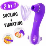 Rechargeable Vagina Sucking Vibrator Dildo Toys for Adults G Spot Clitoris  Stimulator Women Masturbator Vibrating Nipple Sucker