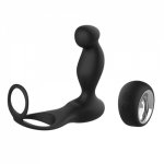 Anal Sex Toy Prostate Massager Remote Control Cock Ring And Testicle Ring 3 in 1 Anal Toy For Male