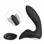Prostate Massage Vibrator Big Anl Plug Stimulator Remote Control Silicone Tail Plug Masturbator Sex Toy For Adult