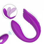 Dual Motor U Type Vibrator Wireless Remote Sex Toys for Women Couples G Spot Stimulator Female Masturbator Bump Vaginal Massager