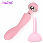 10 Speed Female Powerful AV Vibrator Dildo G Spot Massager Sex Shop For Women Clitoris Stimulator Soft Silicone Adult Sex Toy