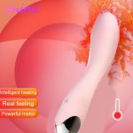 Heating Dildo Vibrator Clitoris Stimulator Massager Powerful Magic Wand Strapon Masturbation Sex Toys for Woman Erotic Sex Shop