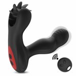 Wireless Remote Control Dildo Vibrator Panties G Spot Oral Licking  Prostate Massager Clitoris Stimulator Sex Toys for Women