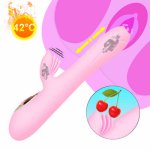 Licking Telescopic Vibrator For Women Heating Dildo Vibrator Clitoris stimulator Sex Toys For Women Female Masturbator Massager