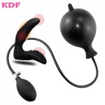 Super Big Inflatable Pump Prostate Massager Analinflatable Expansion Toys Huge Anal Plugs Dilator Adult Sex Toys for Men Gay