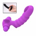 7 Speed Finger Strap On Sleeve G Spot Dildo Vibrator Pussy Clitoris Stimulator Sex Products For Women Orgasm Masturbator Sex Toy