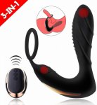 Male Prostate Massager Vibrator P-Spot Anal Plug Sex Toys Rechargeable 10 Vibrating Mode Gay  Stimulator For Men Couple Women