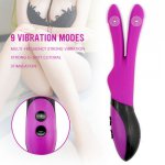 10 Speed Women Magic Wand Massager Vibrator Masturbator Massage USB Charging Clitoral Stimulator Vibrator Sex Toys for Woman