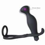 10 function vibration anal Plug vibrator Prostate Massager delay Ejaculation vibrating sex toy for men