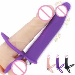Penis Vibrator Dildo Adult Sex Toys for Couples Vibrating Ring Penis Erection Clitoris Stimulator Butt plug Sex Toys For Men